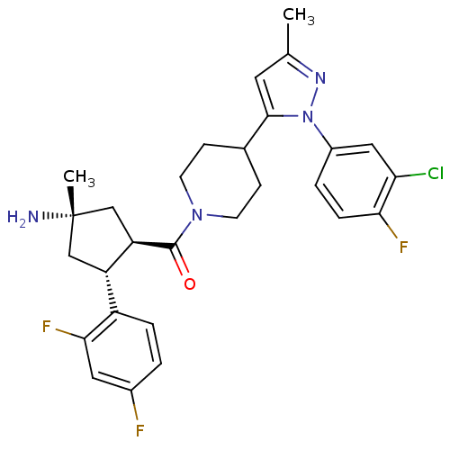Chemical structure of BindingDB Monomer ID 50383424