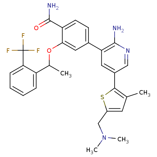 Chemical structure of BindingDB Monomer ID 50385924
