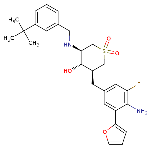 Chemical structure of BindingDB Monomer ID 50386498