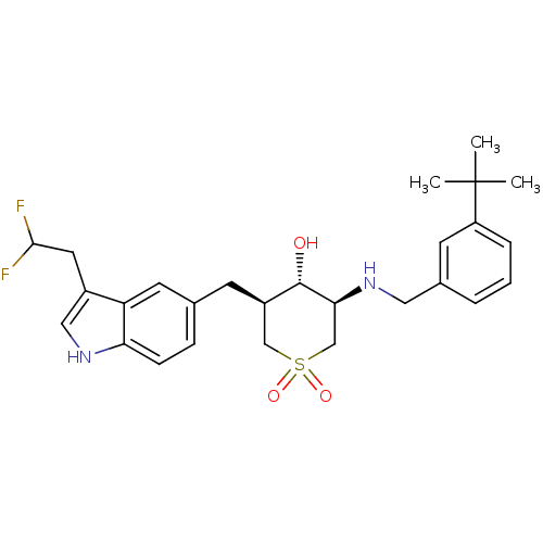 Chemical structure of BindingDB Monomer ID 50386533