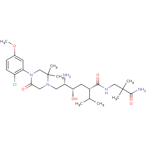 Chemical structure of BindingDB Monomer ID 50387261