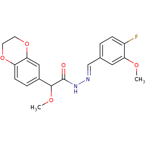 Chemical structure of BindingDB Monomer ID 50390119