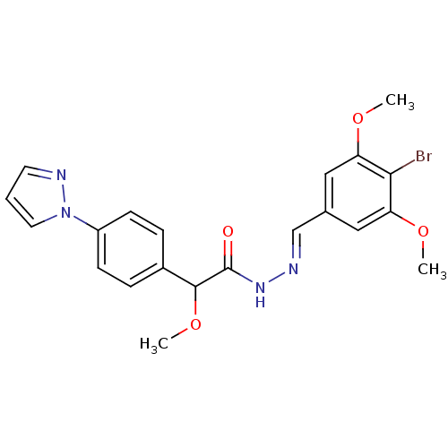 Chemical structure of BindingDB Monomer ID 50390137