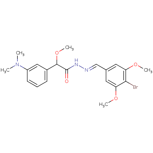 Chemical structure of BindingDB Monomer ID 50390154
