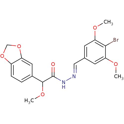 Chemical structure of BindingDB Monomer ID 50390155