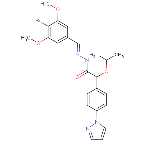 Chemical structure of BindingDB Monomer ID 50390157