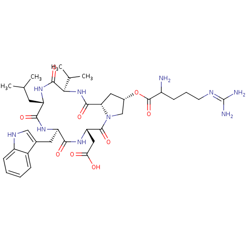 Chemical structure of BindingDB Monomer ID 50390982