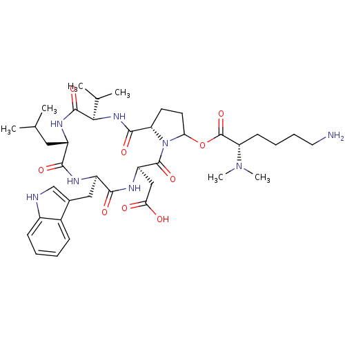 Chemical structure of BindingDB Monomer ID 50390986