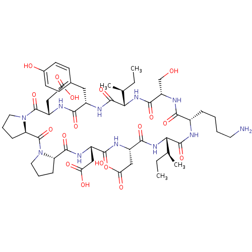 Chemical structure of BindingDB Monomer ID 50393200