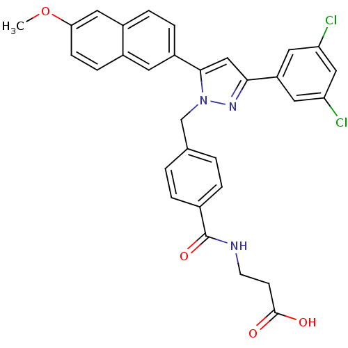 Chemical structure of BindingDB Monomer ID 50393768