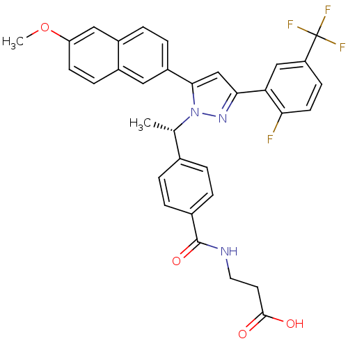 Chemical structure of BindingDB Monomer ID 50393780