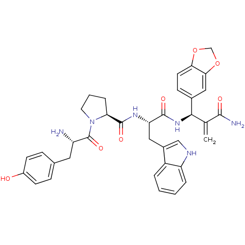 Chemical structure of BindingDB Monomer ID 50395061
