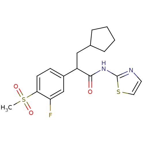 Chemical structure of BindingDB Monomer ID 50395540