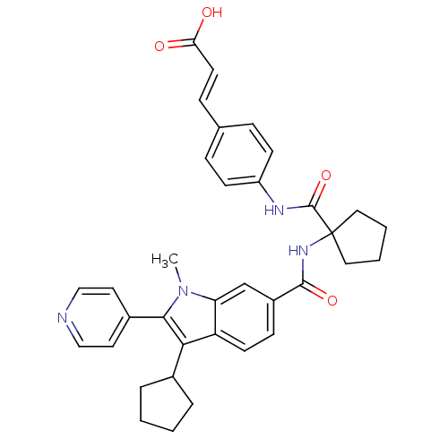Chemical structure of BindingDB Monomer ID 50398043