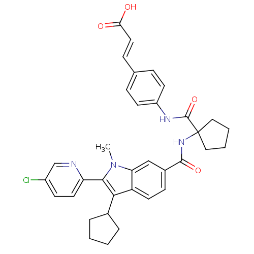 Chemical structure of BindingDB Monomer ID 50398044