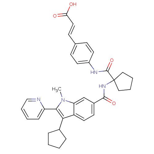 Chemical structure of BindingDB Monomer ID 50398045