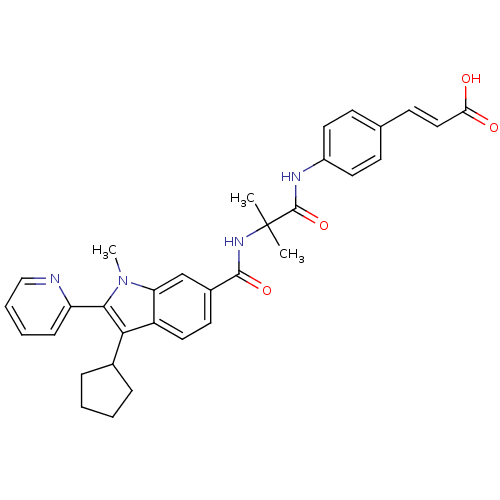 Chemical structure of BindingDB Monomer ID 50398056