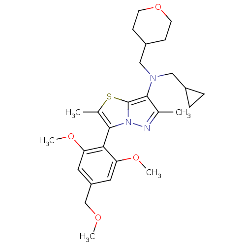 Chemical structure of BindingDB Monomer ID 50398586