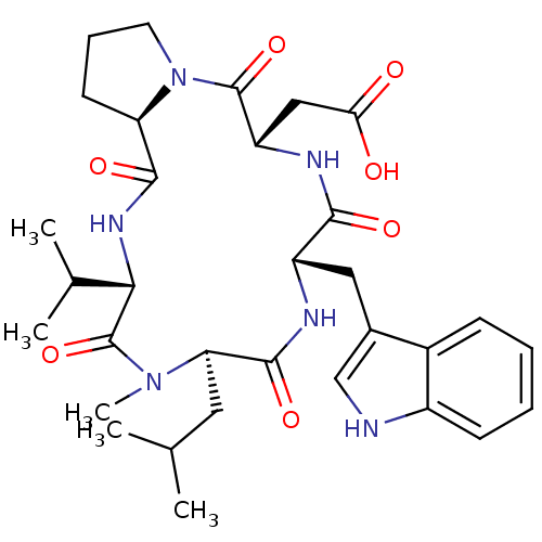 Chemical structure of BindingDB Monomer ID 50407571