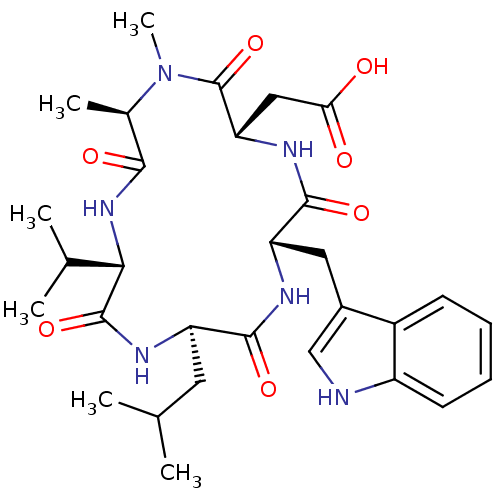 Chemical structure of BindingDB Monomer ID 50407580