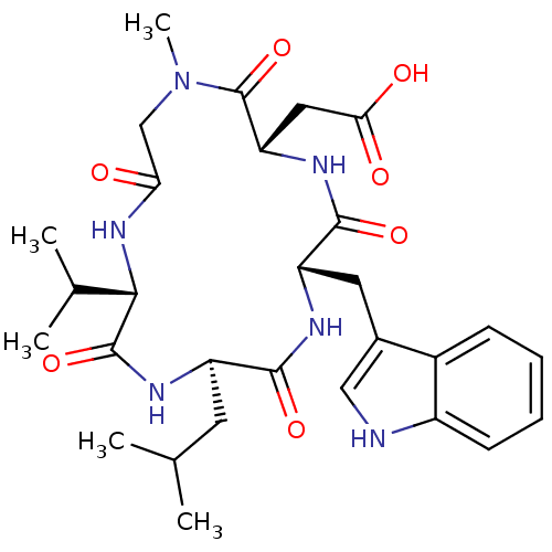 Chemical structure of BindingDB Monomer ID 50407598