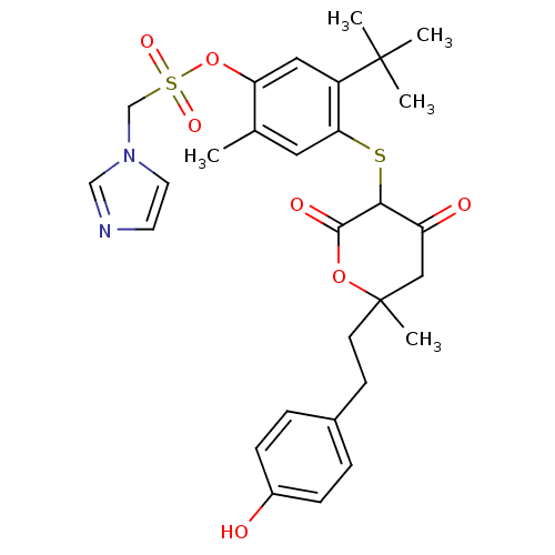 Chemical structure of BindingDB Monomer ID 50409125