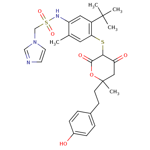Chemical structure of BindingDB Monomer ID 50409134