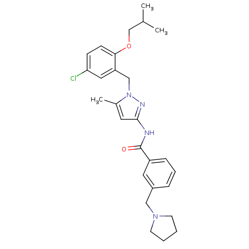 Chemical structure of BindingDB Monomer ID 50412219