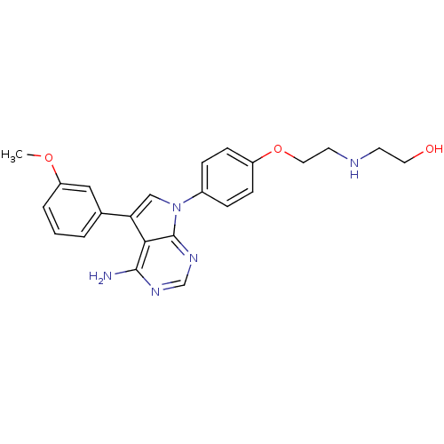 Chemical structure of BindingDB Monomer ID 50414013