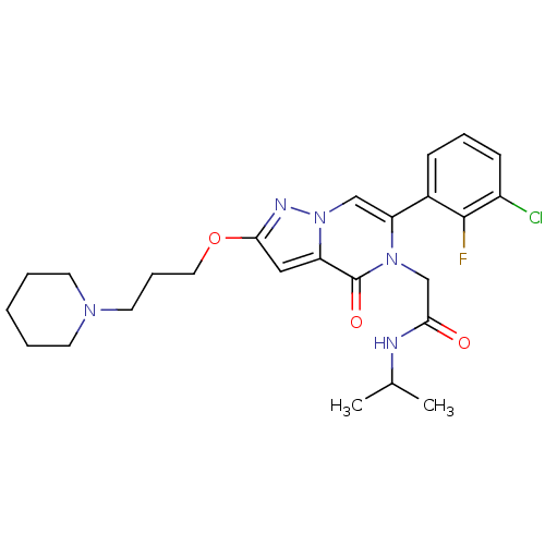 Chemical structure of BindingDB Monomer ID 50416629