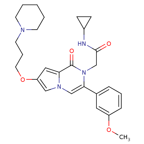 Chemical structure of BindingDB Monomer ID 50416634