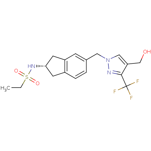 Chemical structure of BindingDB Monomer ID 50417562
