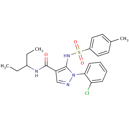 Chemical structure of BindingDB Monomer ID 50419367