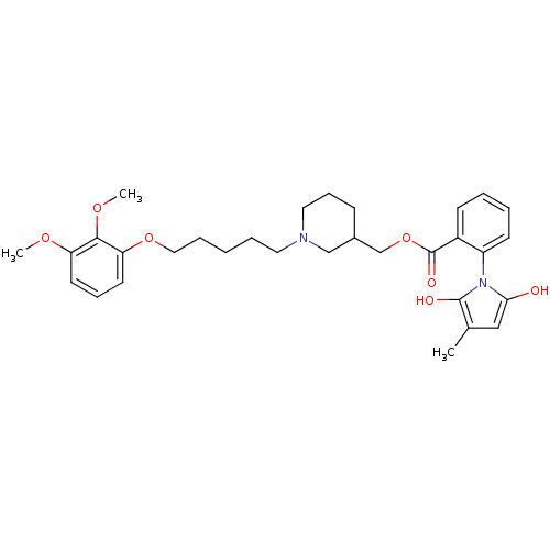 Chemical structure of BindingDB Monomer ID 50419800