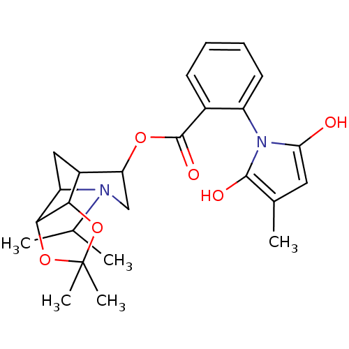 Chemical structure of BindingDB Monomer ID 50419834