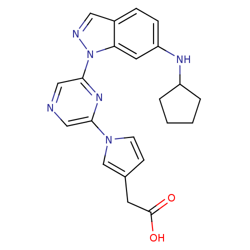 Chemical structure of BindingDB Monomer ID 50420562