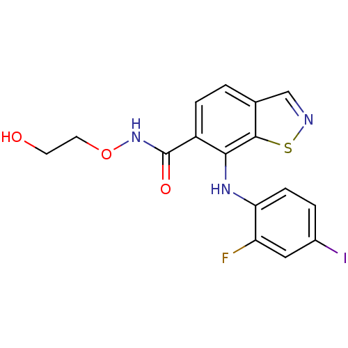 Chemical structure of BindingDB Monomer ID 50420701
