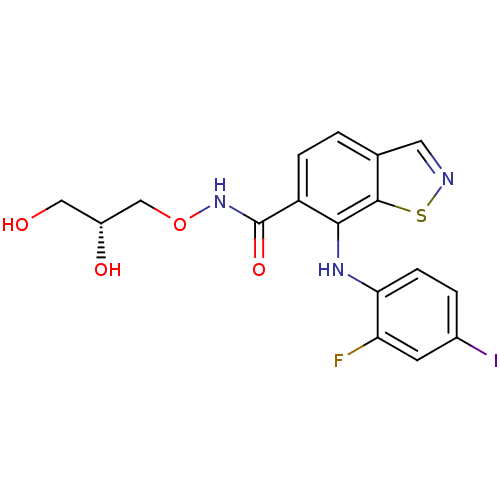 Chemical structure of BindingDB Monomer ID 50420702