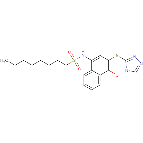 Chemical structure of BindingDB Monomer ID 50420792