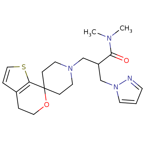 Chemical structure of BindingDB Monomer ID 50420809