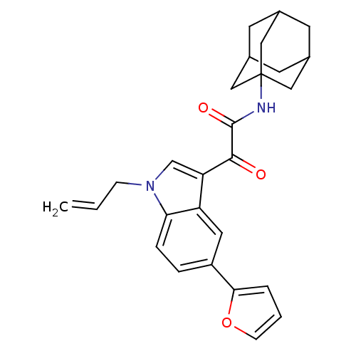 Chemical structure of BindingDB Monomer ID 50420891