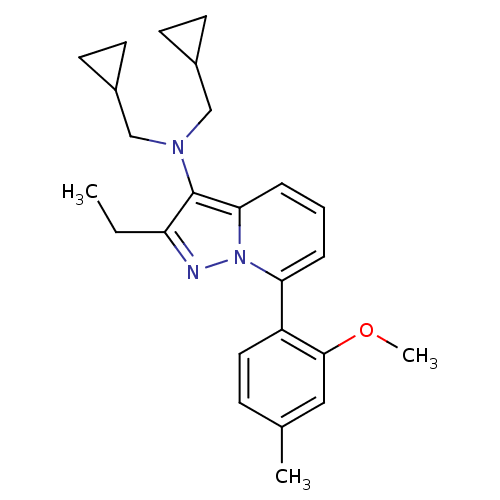 Chemical structure of BindingDB Monomer ID 50420906