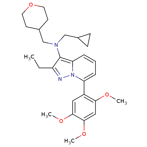 Chemical structure of BindingDB Monomer ID 50420918