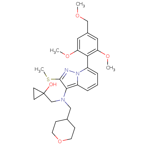 Chemical structure of BindingDB Monomer ID 50420933