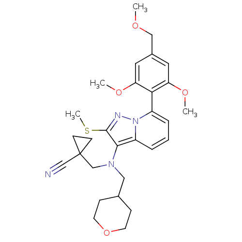 Chemical structure of BindingDB Monomer ID 50420934