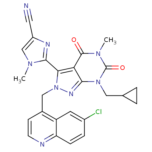 Chemical structure of BindingDB Monomer ID 50421043