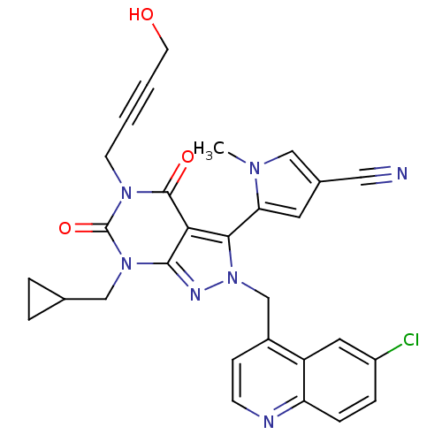 Chemical structure of BindingDB Monomer ID 50421068