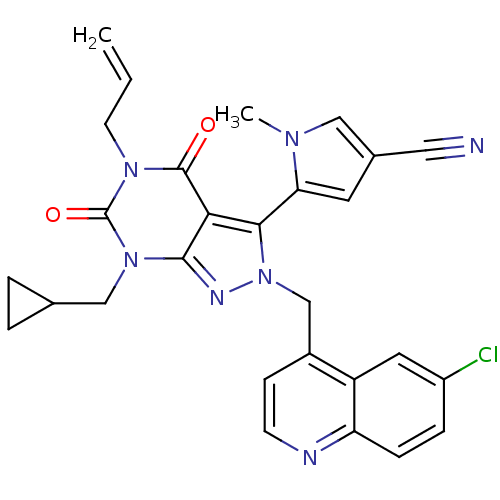 Chemical structure of BindingDB Monomer ID 50421071