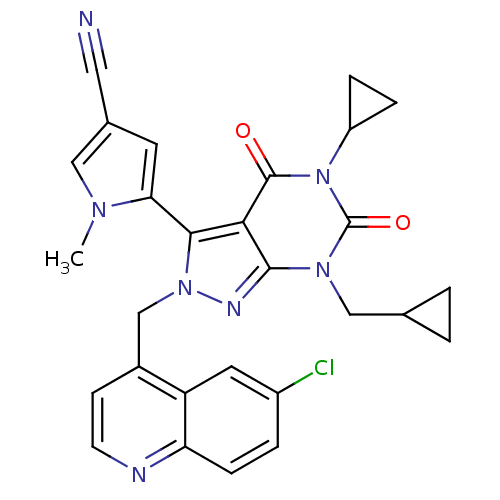Chemical structure of BindingDB Monomer ID 50421073