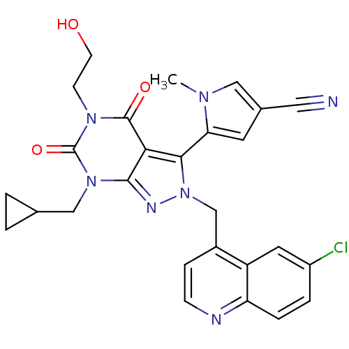 Chemical structure of BindingDB Monomer ID 50421074